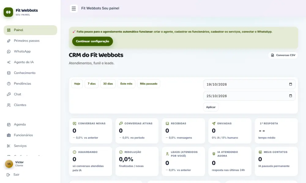 Tela do Fit Webbots