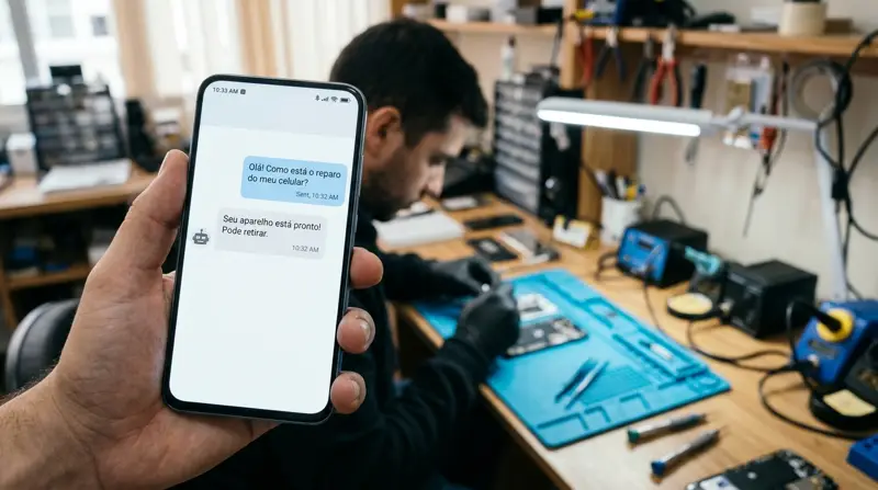 Sistema para Assistência de Celular com atendente de IA no WhatsApp