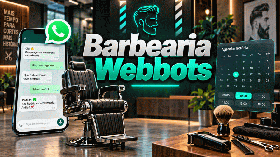 Sistema para Barbearia com Robô de WhatsApp IA