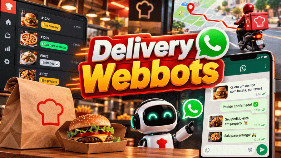 Sistema de Delivery com Cardápio Digital e Robô de WhatsApp IA