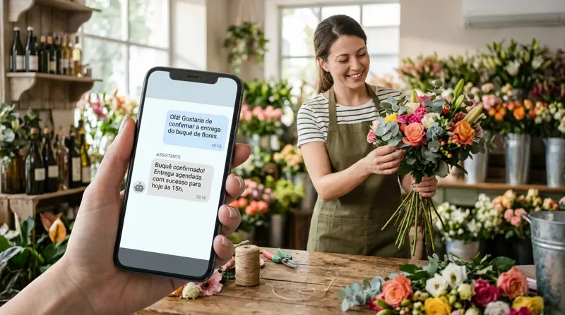 Sistema para Floricultura com atendente de IA no WhatsApp
