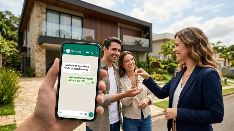Sistema para Imobiliária com atendente de IA no WhatsApp